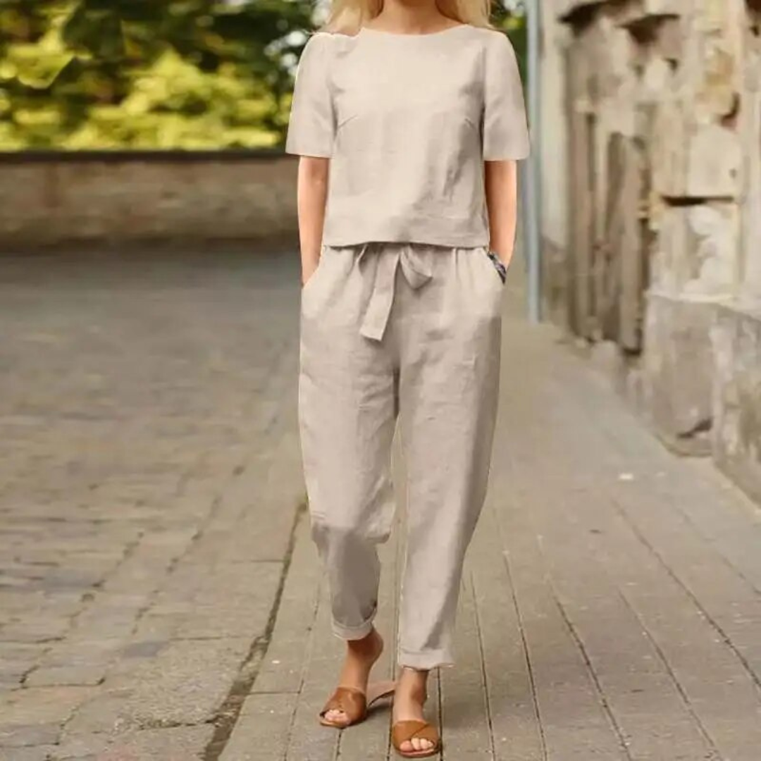 Conjunto de verano para mujer Chantal | Comodidad y elegancia en climas cálidos