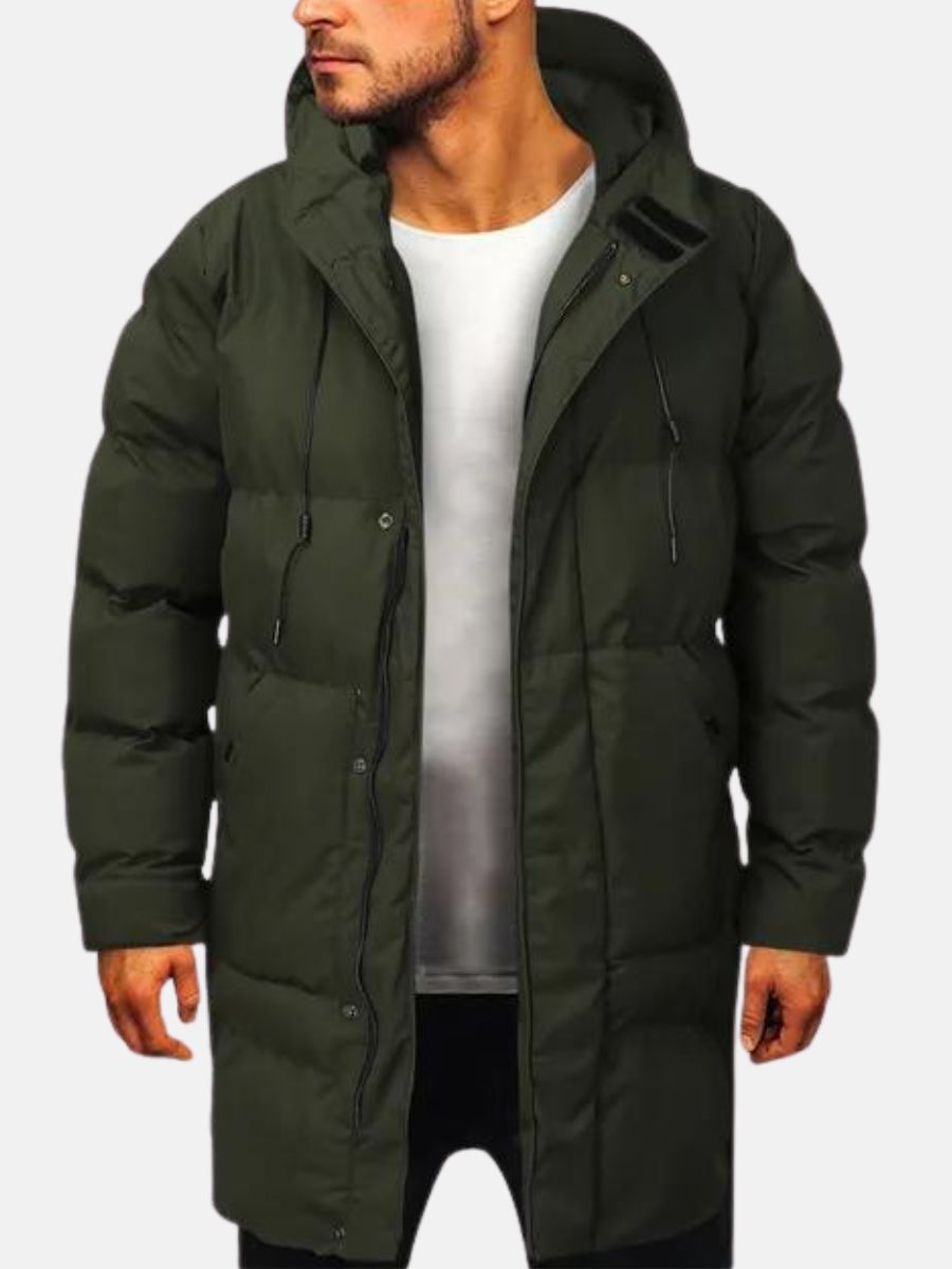 Meinrad Manteau Long Isolé pour Homme | Style, Chaleur et Protection