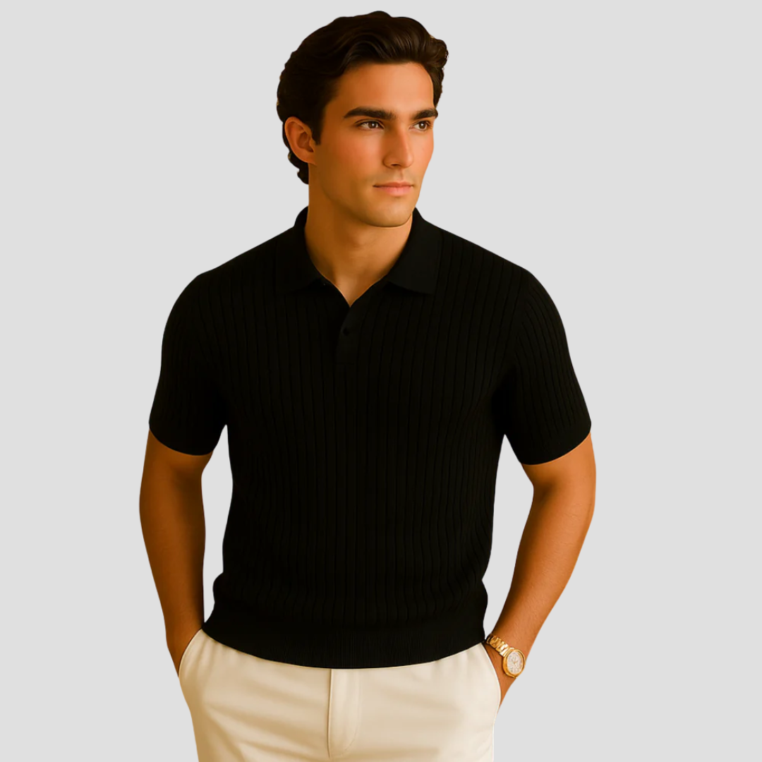Evrard Polo Homme | Maille Côtelée, Style Estival Léger