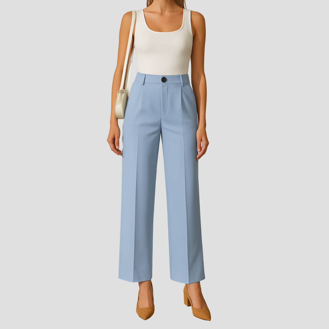 Béatrice Pantalon Taille Haute | Silhouette Épurée & Élégance Intemporelle