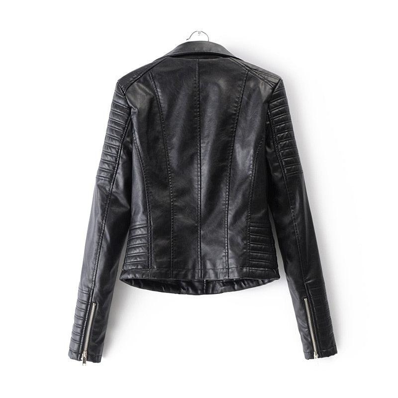 Veste en cuir Elvina pour femme | Design intemporel avec détails modernes