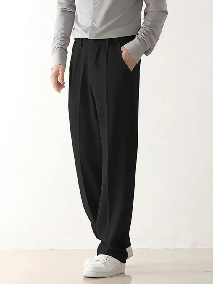 Pantalon drapé Ben pour homme | Coupe décontractée et élégance sophistiquée