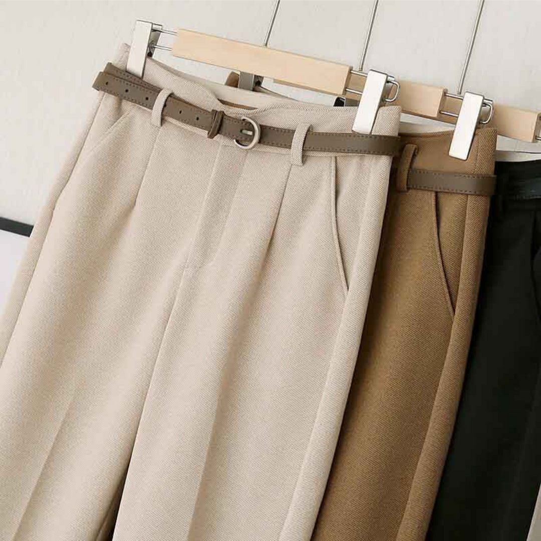 Pantaloni in lana da donna Mae | Eleganza e comfort estivi
