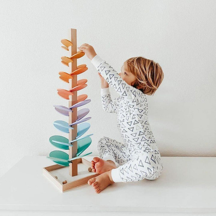 Arbre à sons interactif pour enfants | Jouet éducatif Tour de murmure arc-en-ciel