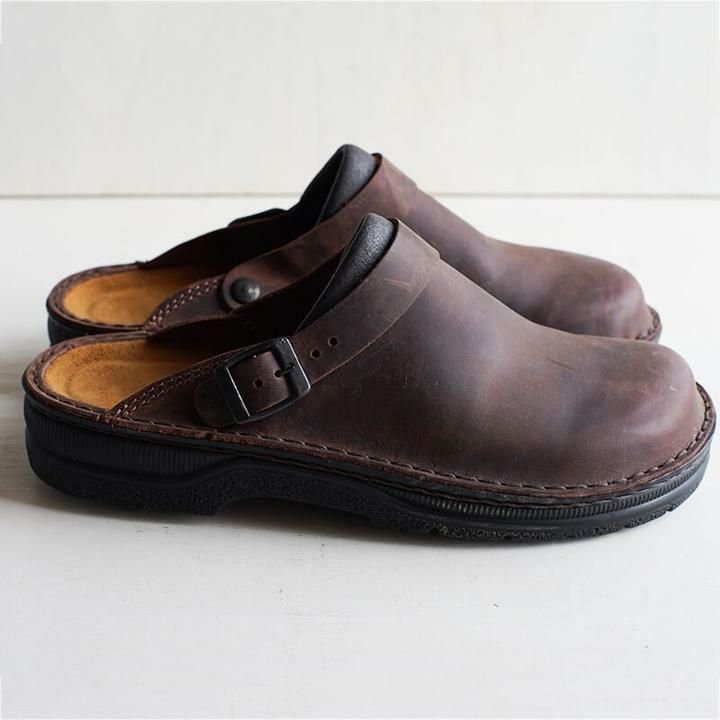 Sabots en Cuir Confortables | Chaussures à Enfiler Unisexes Usage Quotidien