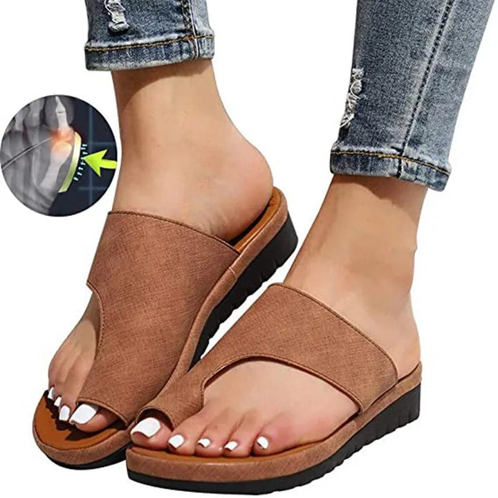 Chaussons confortables en cuir pour femmes avec un soutien optimal
