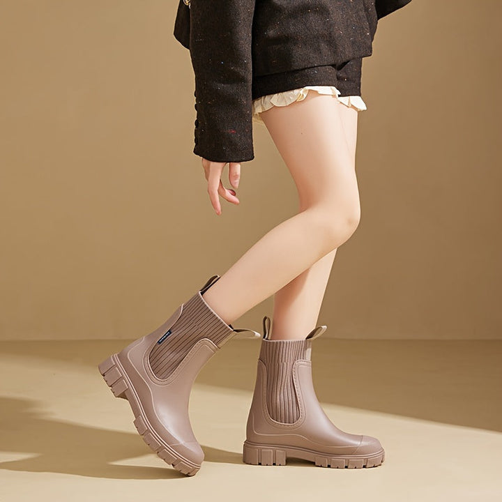 Botas de lluvia para mujer Urban Storm | impermeables, cómodas con suela compensada