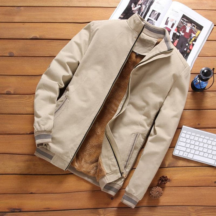 Giubbotto bomber da uomo Aaron con fodera in sherpa | Calore e stile sofisticato