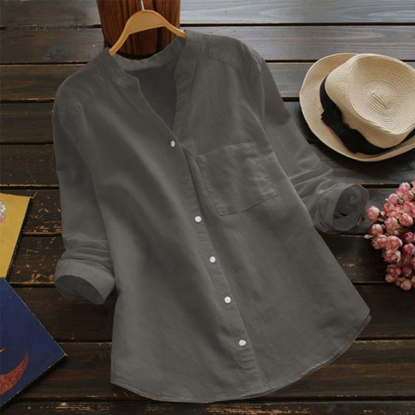 Camisa de lino Adina para mujer | Estilo atemporal para todas las estaciones