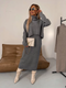 Roulements à billes Strickkleid pour dames