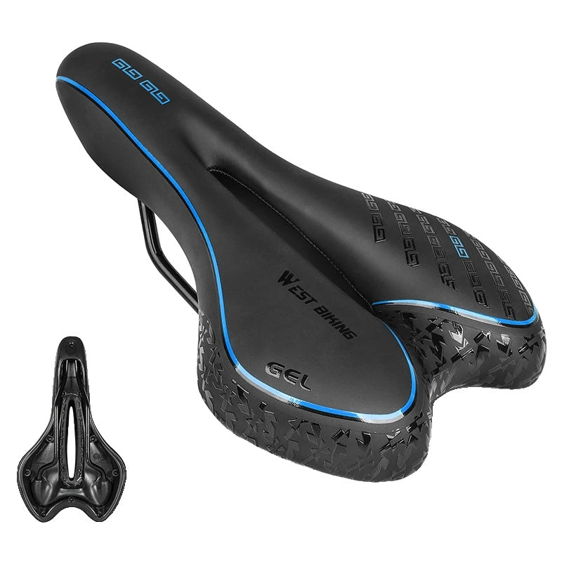 Selle de Vélo Ergonomique avec Coussin Large | Confort Antichoc pour Longues Distances | VTT & Vélo Électrique