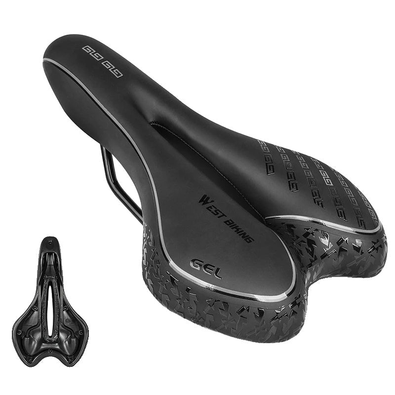 Selle de Vélo Ergonomique avec Coussin Large | Confort Antichoc pour Longues Distances | VTT & Vélo Électrique