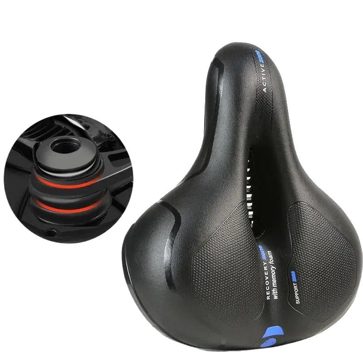 Siège de vélo confortable, creux et respirant pour VTT et vélo de route - Siège de vélo absorbant les chocs pour les longues distances