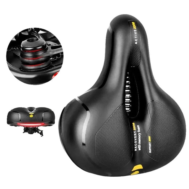Siège de vélo confortable, creux et respirant pour VTT et vélo de route - Siège de vélo absorbant les chocs pour les longues distances