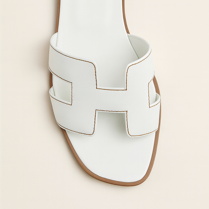 Sandales en cuir pour femme | Confort quotidien et design élégant