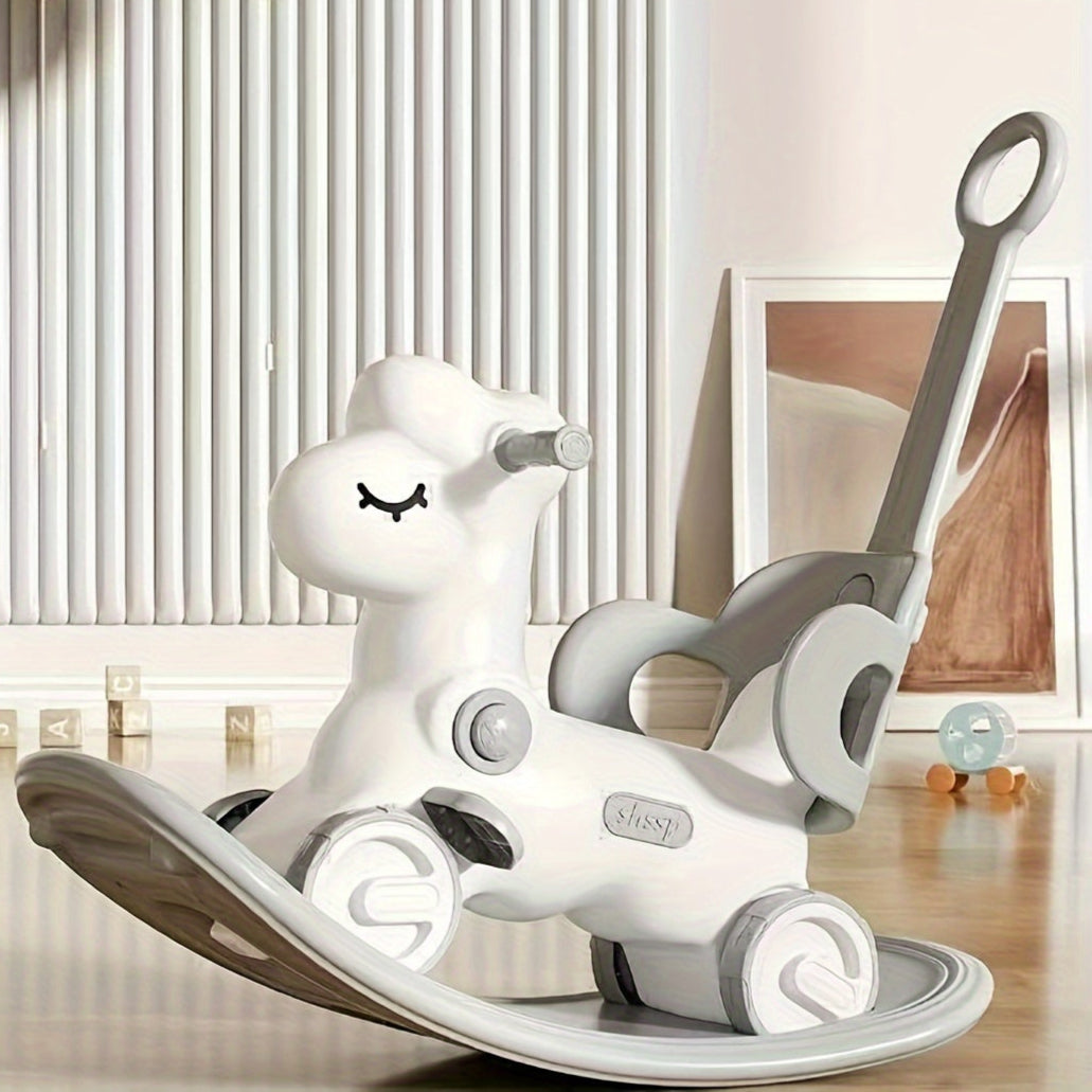 WobbiRider Jouet Enfant 2-en-1 | Cheval à Bascule et Roue d’Exercice