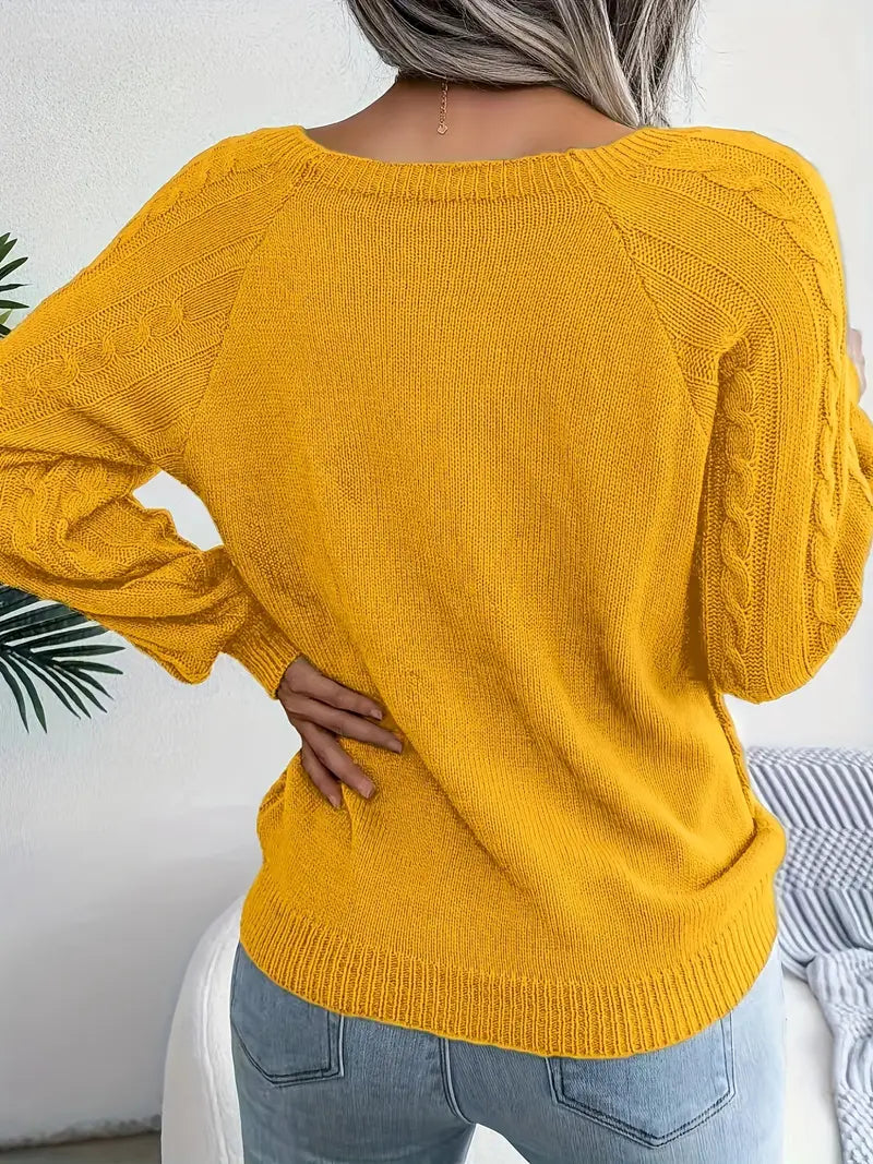 Aldara | Pull élégant pour femme, Polyvalent et confortable, Design raffiné pour une élégance au quotidien