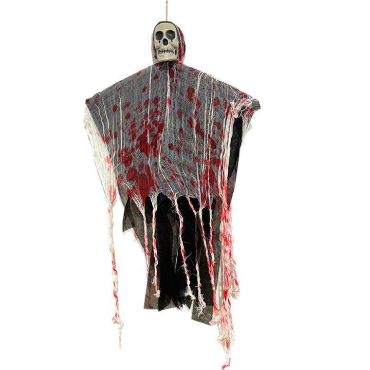 LumiCreepy Décoration Halloween – Fantôme Squelette Lumineux à Suspendre avec Effet Sanglant