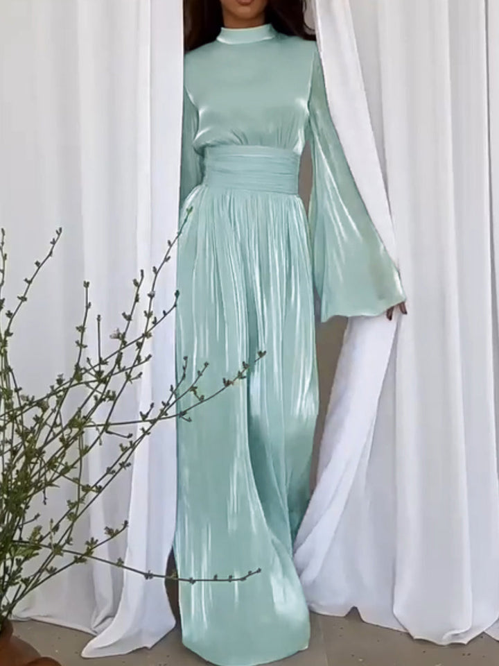 Pernille | Elegant Maxi Abaya Jurk met Strikceintuur
