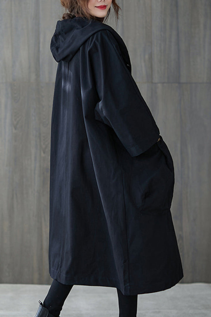 Giacca impermeabile oversize | Protezione elegante contro pioggia e vento