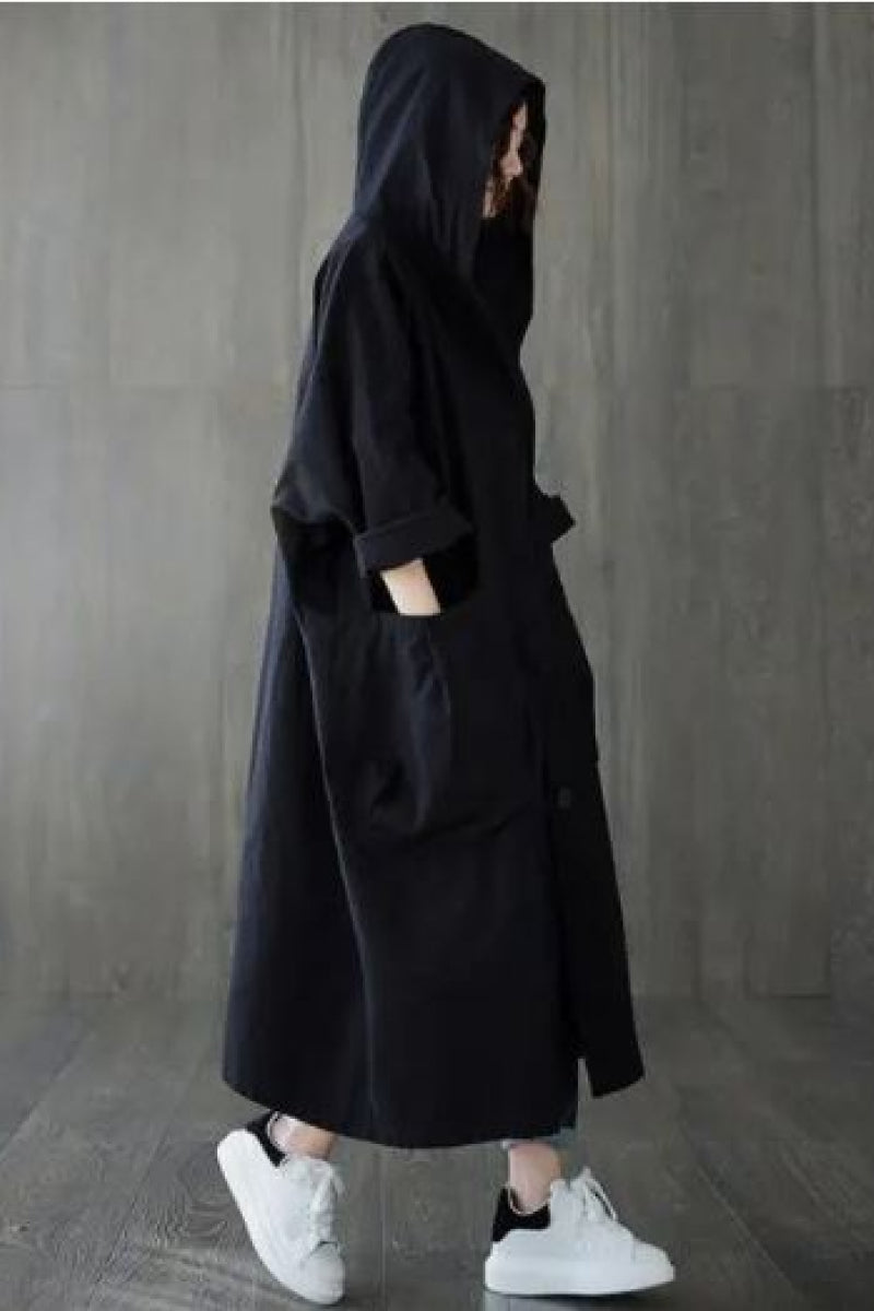 Giacca impermeabile oversize | Protezione elegante contro pioggia e vento
