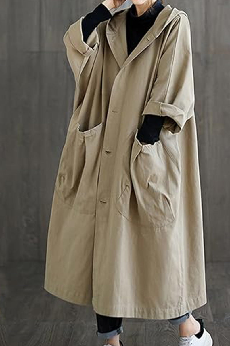 Giacca impermeabile oversize | Protezione elegante contro pioggia e vento