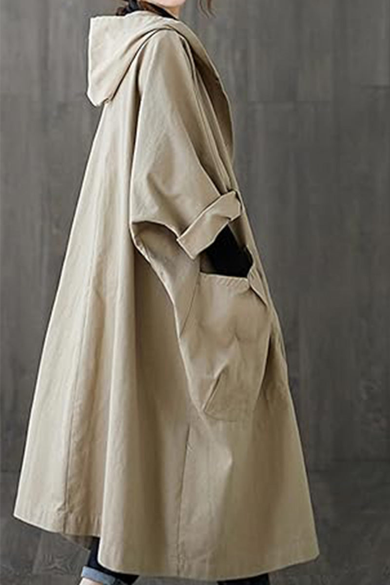 Giacca impermeabile oversize | Protezione elegante contro pioggia e vento