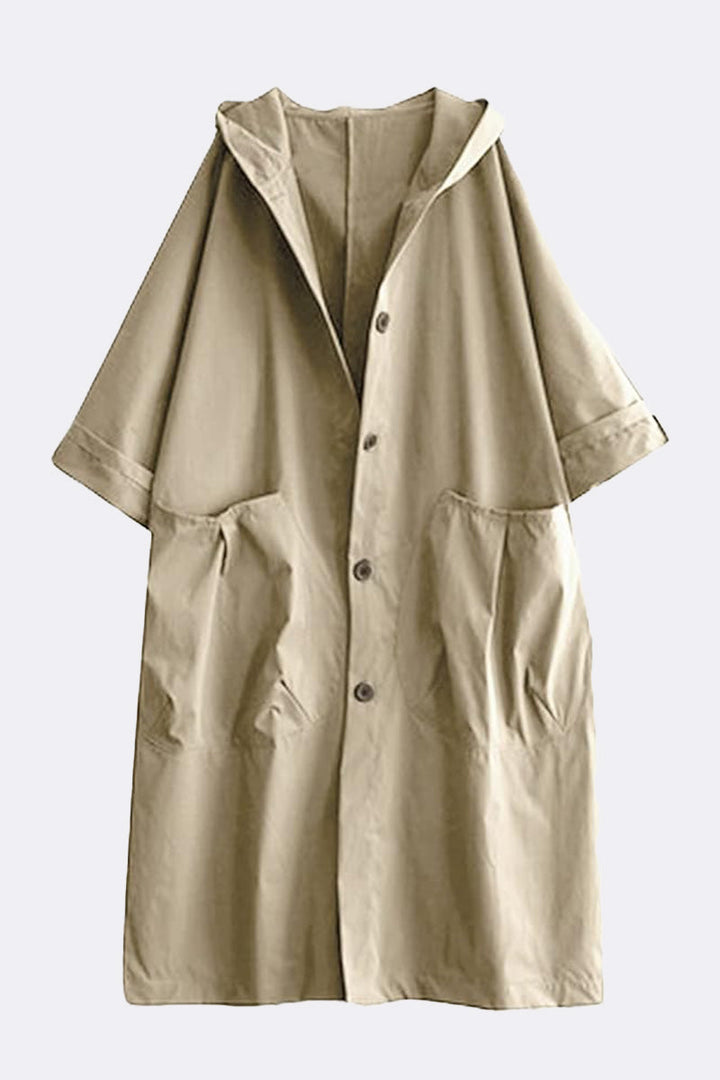 Giacca impermeabile oversize | Protezione elegante contro pioggia e vento