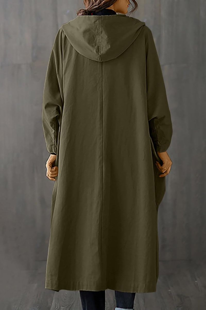 Giacca impermeabile oversize | Protezione elegante contro pioggia e vento