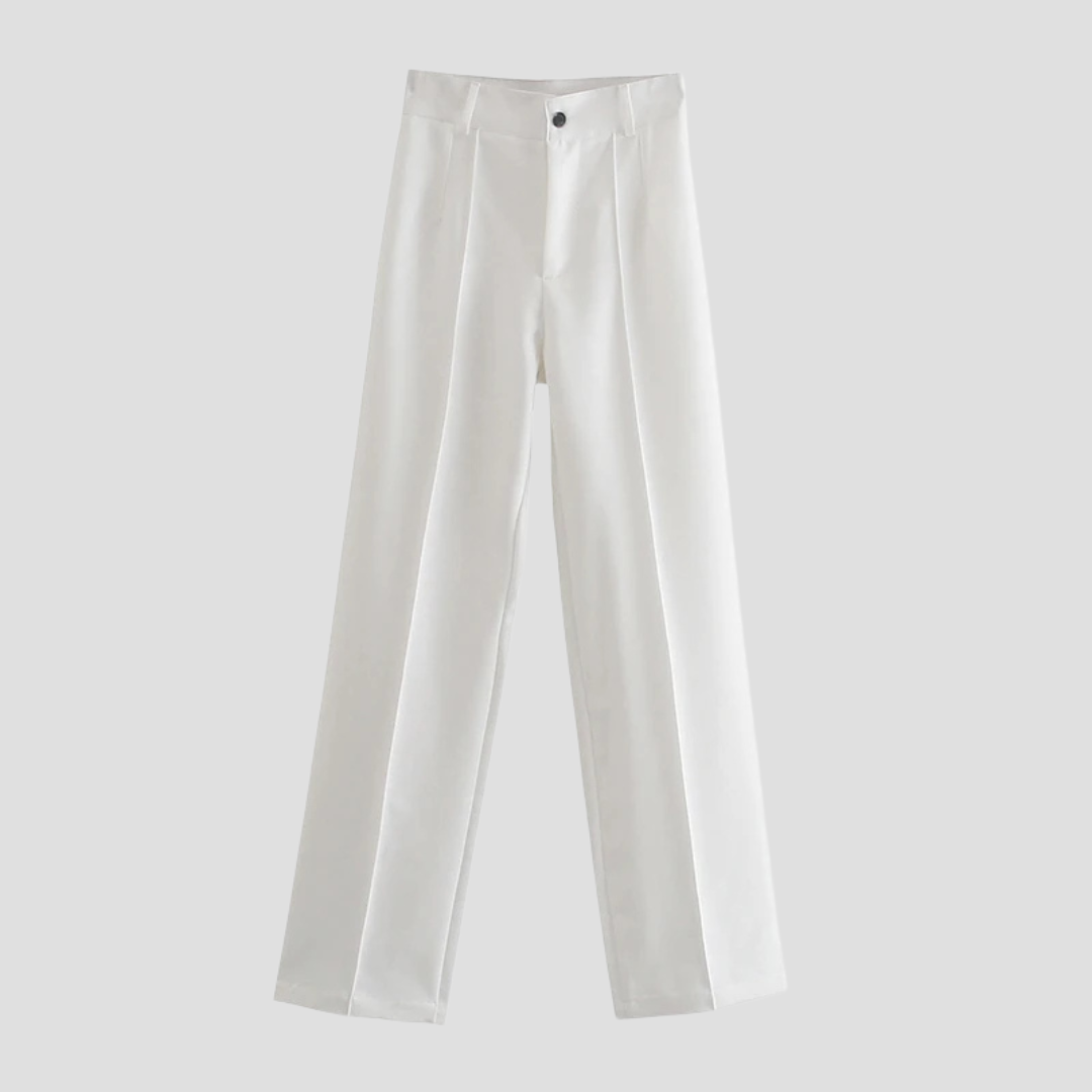 Béatrice Pantalon Taille Haute | Silhouette Épurée & Élégance Intemporelle