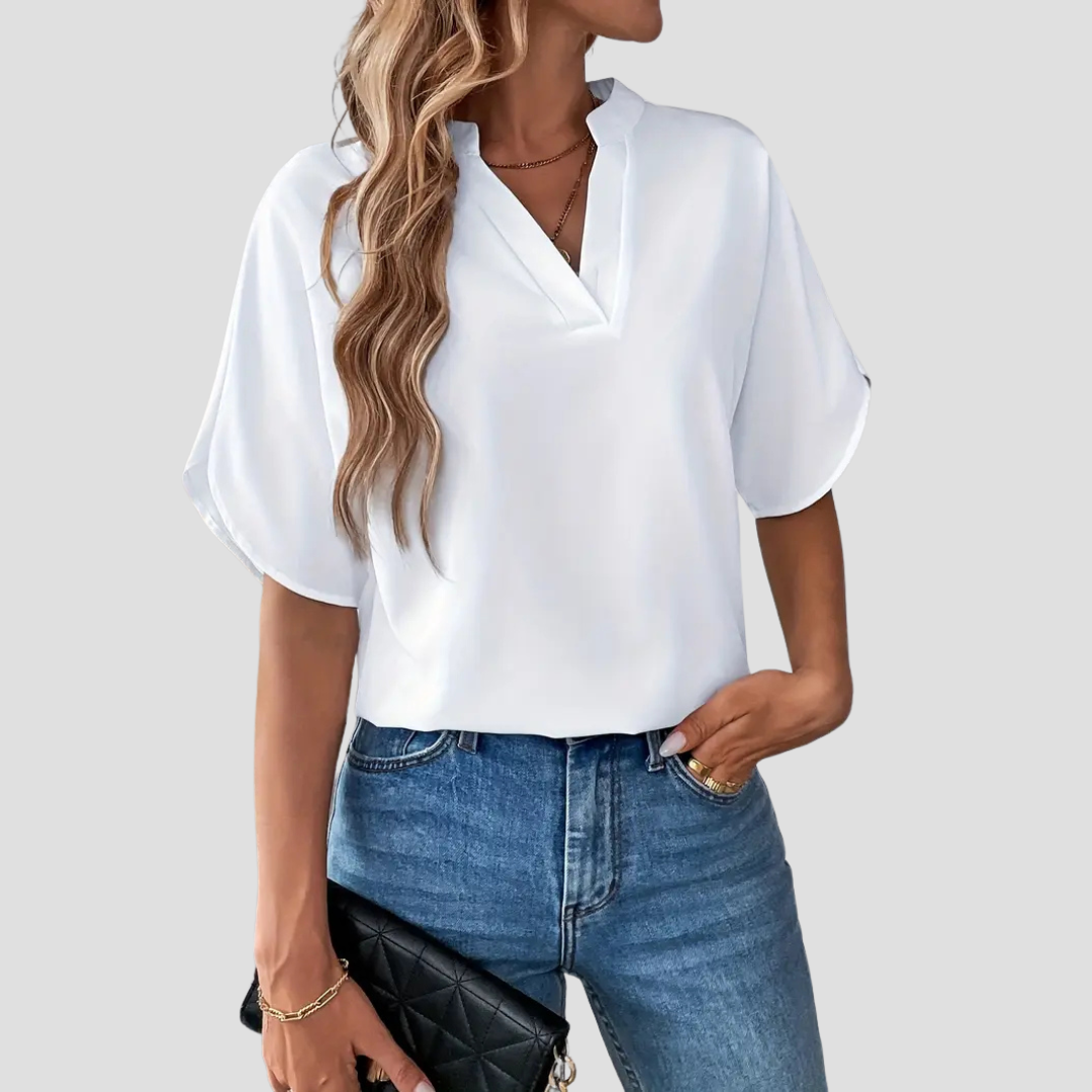 Marie Blouse Décontractée pour Femme | Tissu Léger & Style Estival Naturel