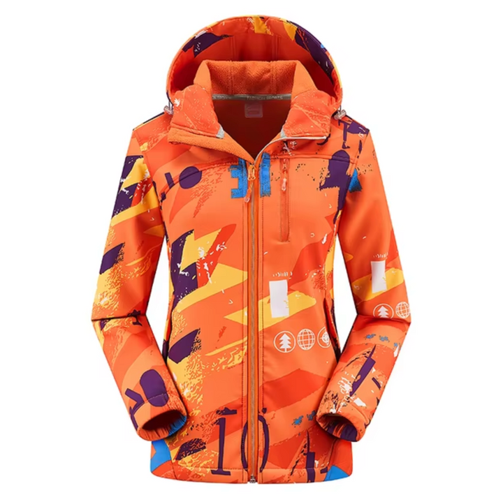 Giacca softshell termica con cappuccio Vina | Impermeabile e antivento