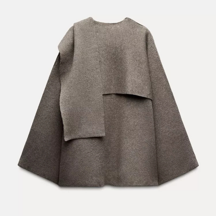 Elif | Manteau Cape Viral – Élégant & Confortable pour l'Automne 2025