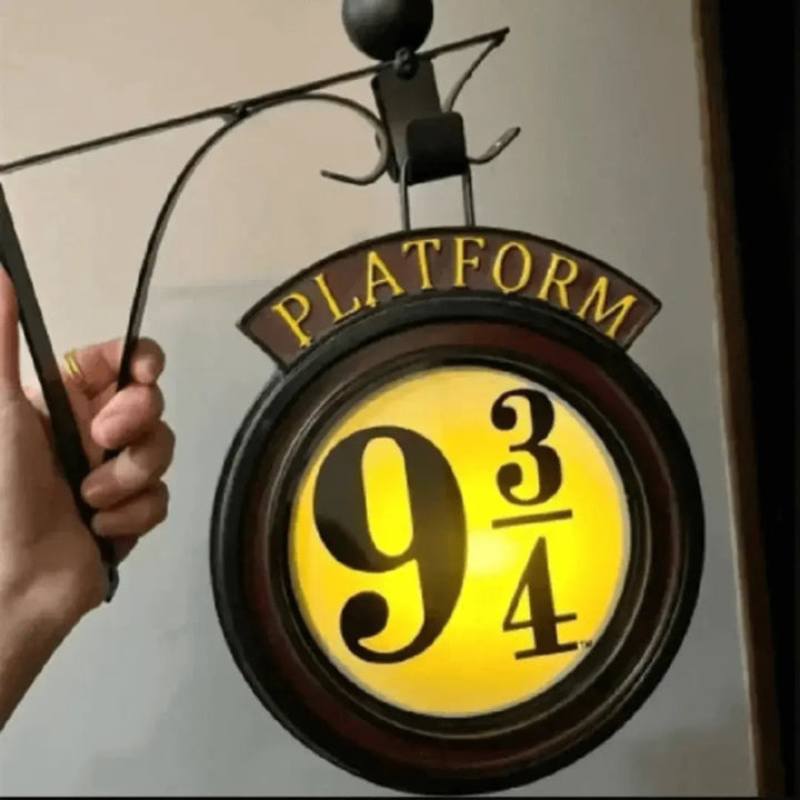 LumosWall Lampe Murale LED | Design Magique Inspiré Platform 9¾ & Télécommande