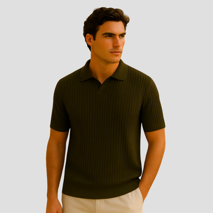 Evrard Polo Homme | Maille Côtelée, Style Estival Léger