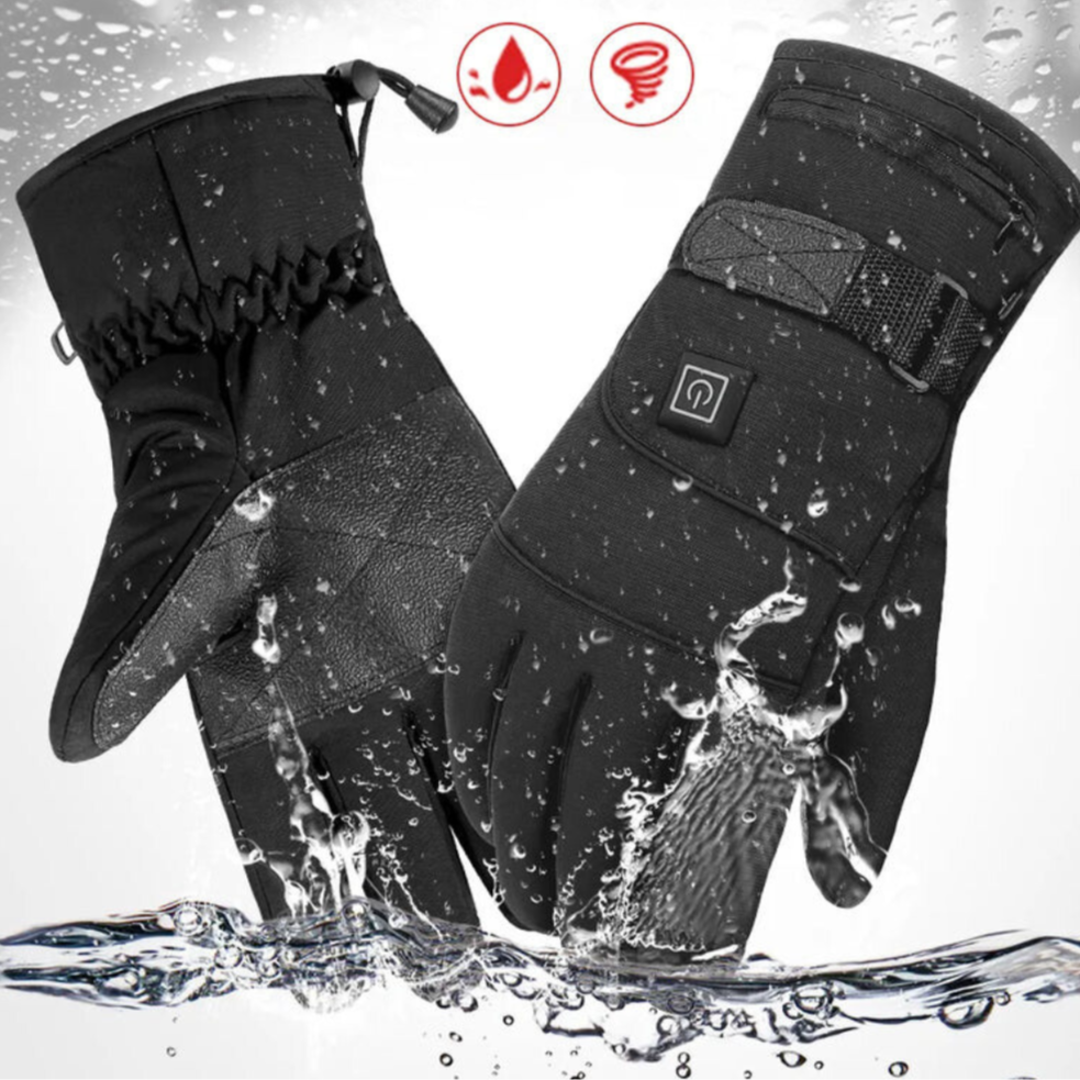 Gants chauffants électriques - rechargeables ou alimentés par batterie - résistants au vent et à l'eau avec fonction écran tactile