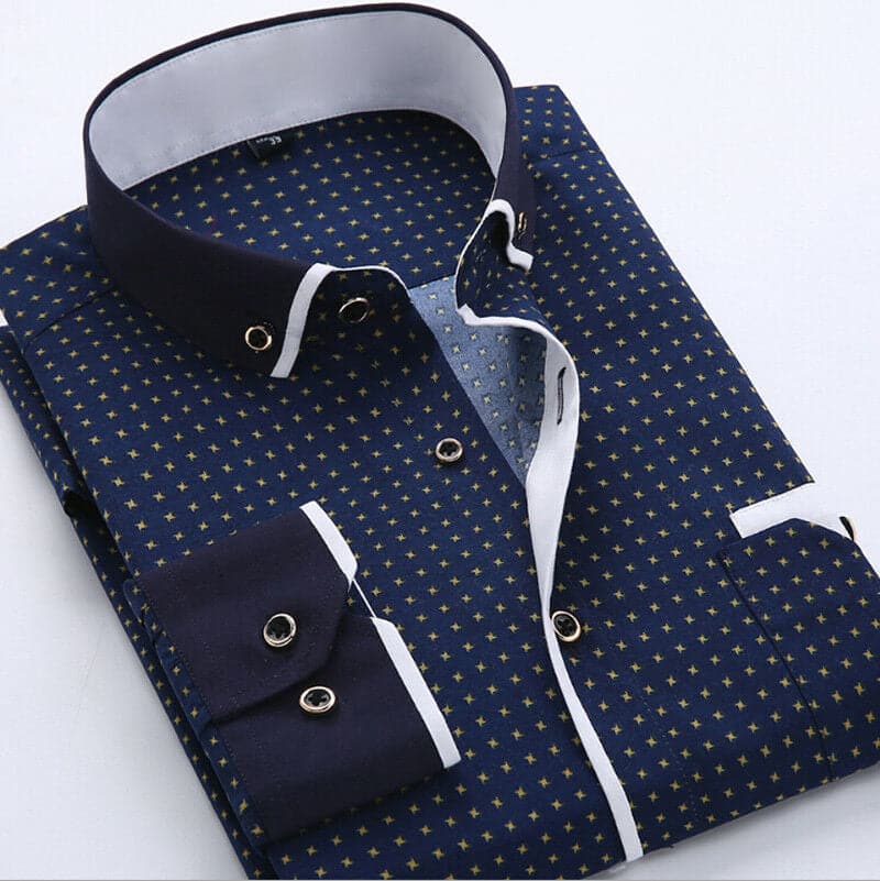 Luca Chemise Homme Élégante | Coupe Ajustée & Détails Sophistiqués