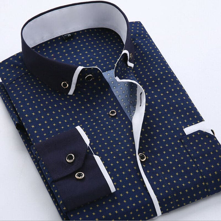 Luca Chemise Homme Élégante | Coupe Ajustée & Détails Sophistiqués