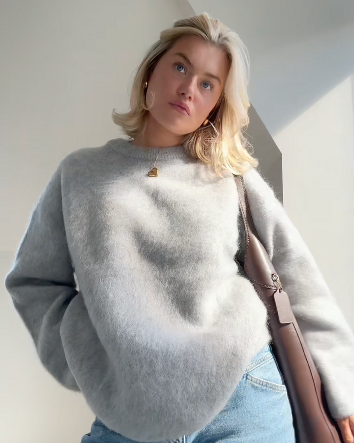 Alice Pull Mohair Douillet pour Femme | Doux & Élégant