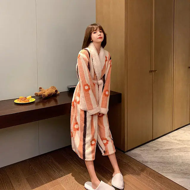 Princesse Zara Peignoir Doux et Chaud pour Femme | Élégant et Confortable