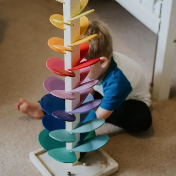 Arbre à sons interactif pour enfants | Jouet éducatif Tour de murmure arc-en-ciel
