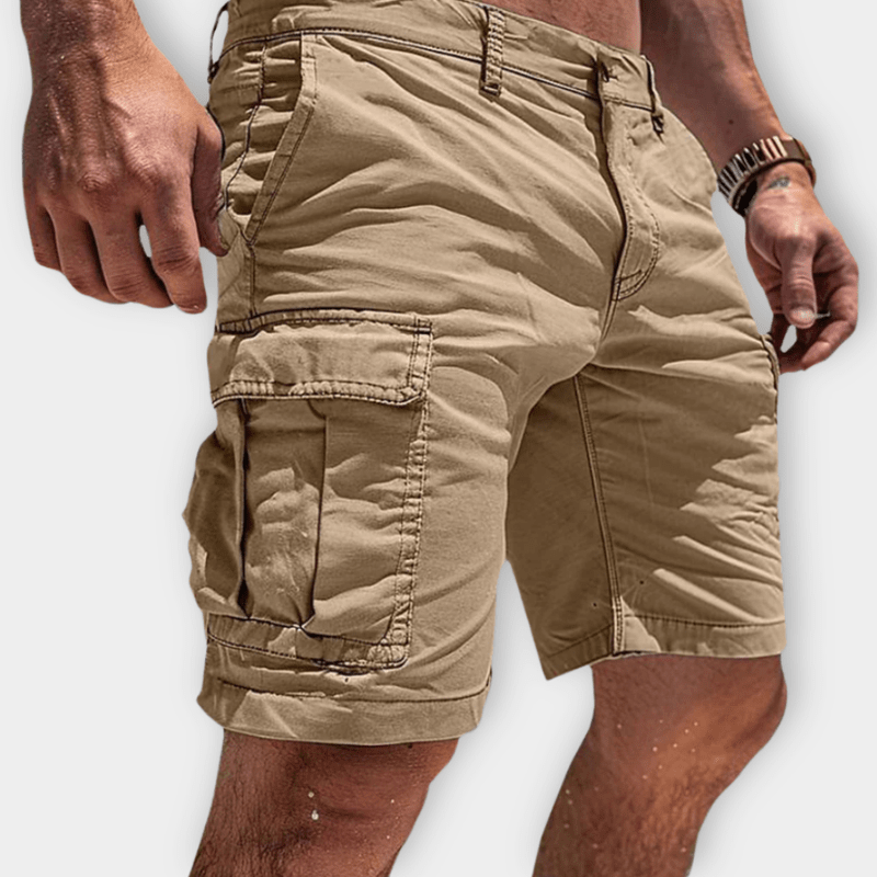Short Cargo Léger Homme | Coton Respirant, Coupe Confortable & Poches Spacieuses