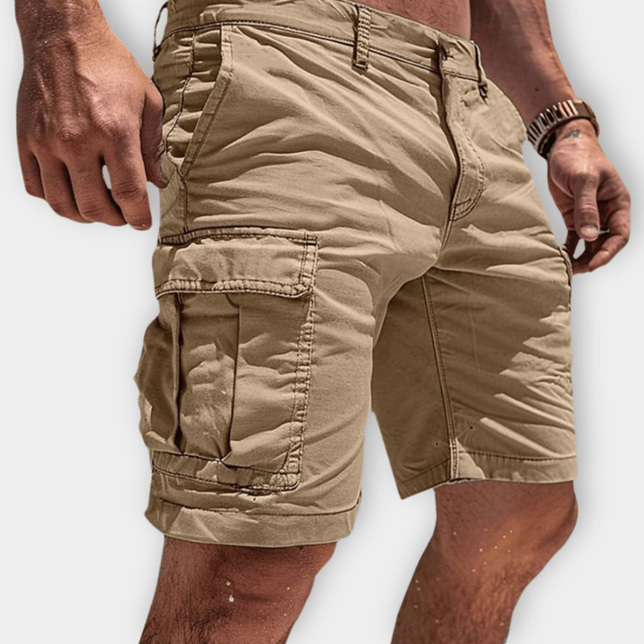 Short Cargo Léger Homme | Coton Respirant, Coupe Confortable & Poches Spacieuses