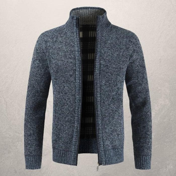 Antoine Cardigan Homme en Tricot Classique | Élégance et Confort avec Fermeture Éclair