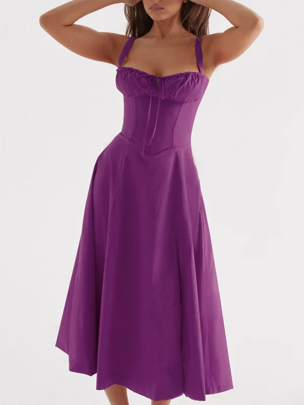 Brittney | Abito bustier con corsetto: eleganza casual e comfort estivo