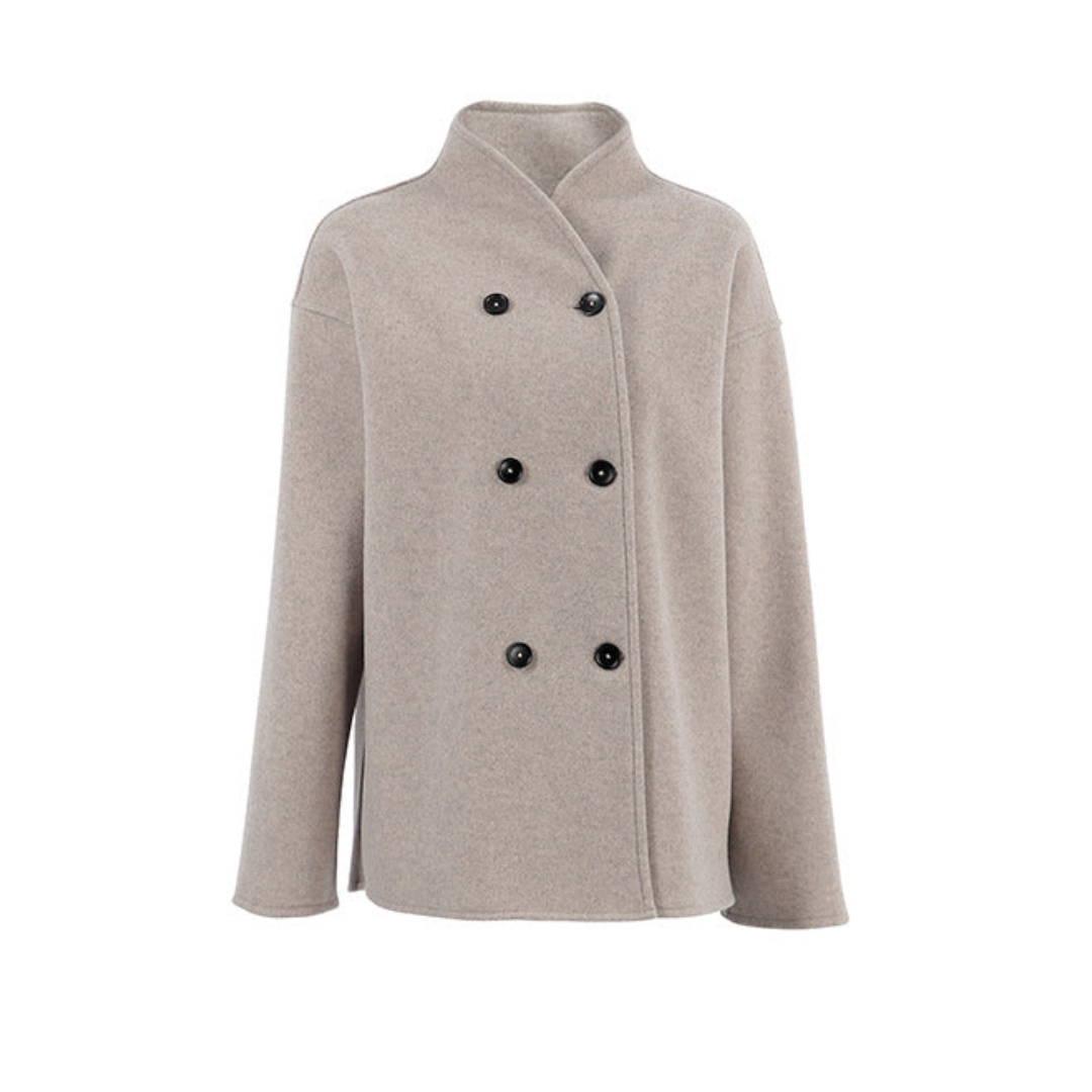 Gina Manteau Oversize en Laine | Streetwear Tendance et Confortable