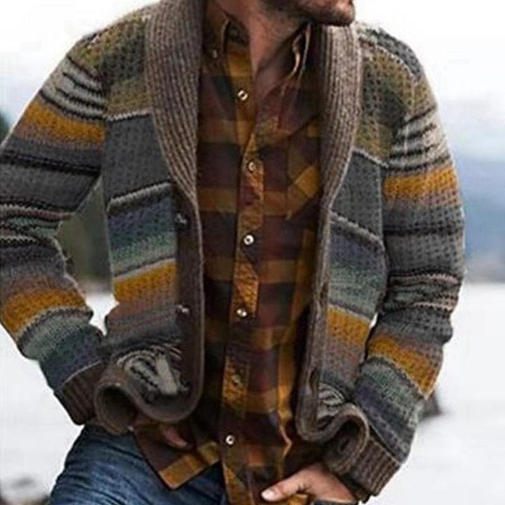 Alwin Cardigan en Tricot pour Homme | Style Moderne et Chaleur Rustique