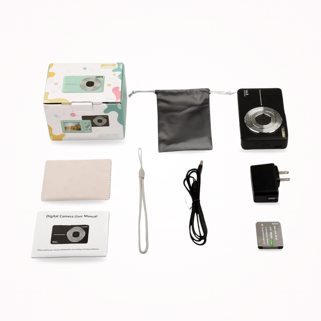 RetroSnap | Appareil photo numérique vintage avec vidéo 1080p et design rétro