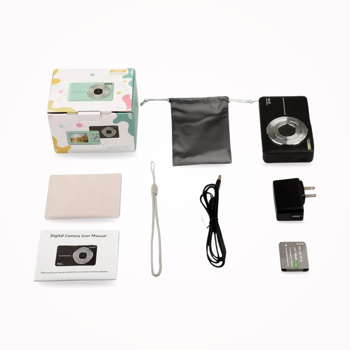 RetroSnap | Appareil photo numérique vintage avec vidéo 1080p et design rétro