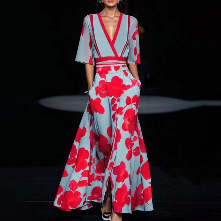 Andrina | Elegante vestido de mujer con mangas y corte favorecedor
